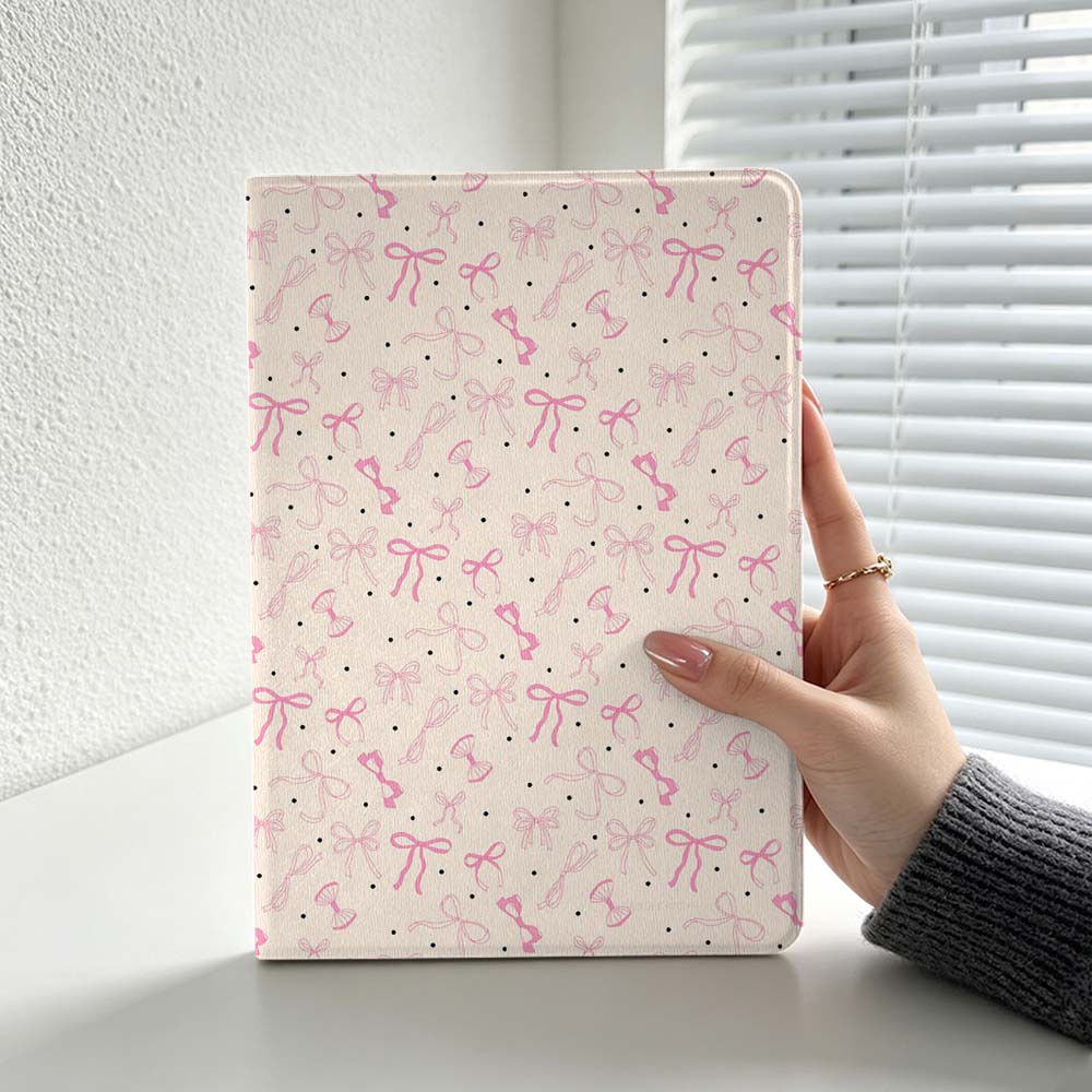 Lenovo Tablet P12 Accessories - Minimalist Pink Bow Pattern For Lenovo
