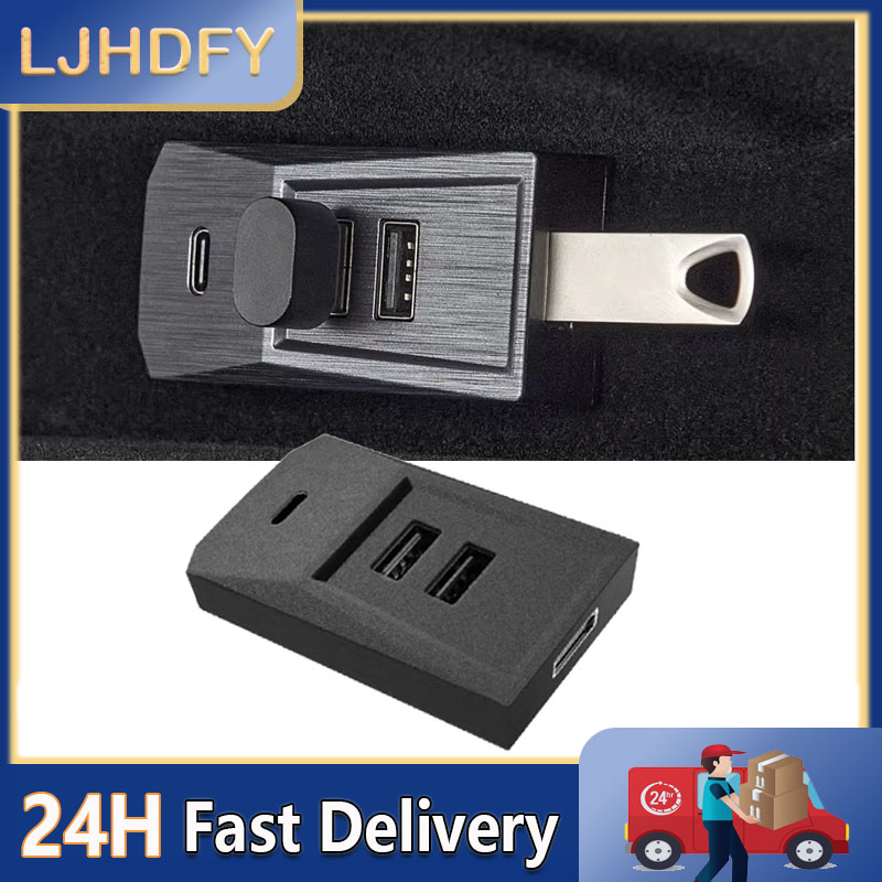 Usb Hub Type C - Đế cắm cho Ô Tô Hộp