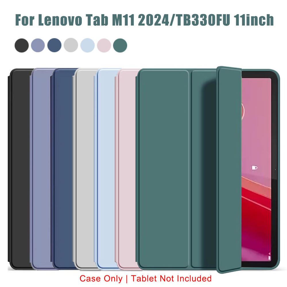 Tri-fold Flip Case For Lenovo  - đánh giá và giá Lenovo Tablet M11 Accessories