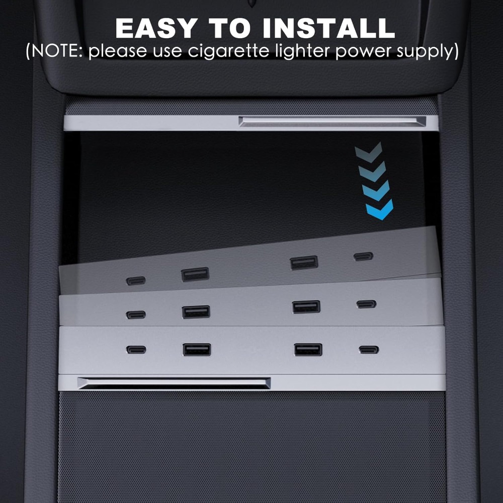 Interior Accessory For Tesla M - đánh giá và giá Usb Hub Type C