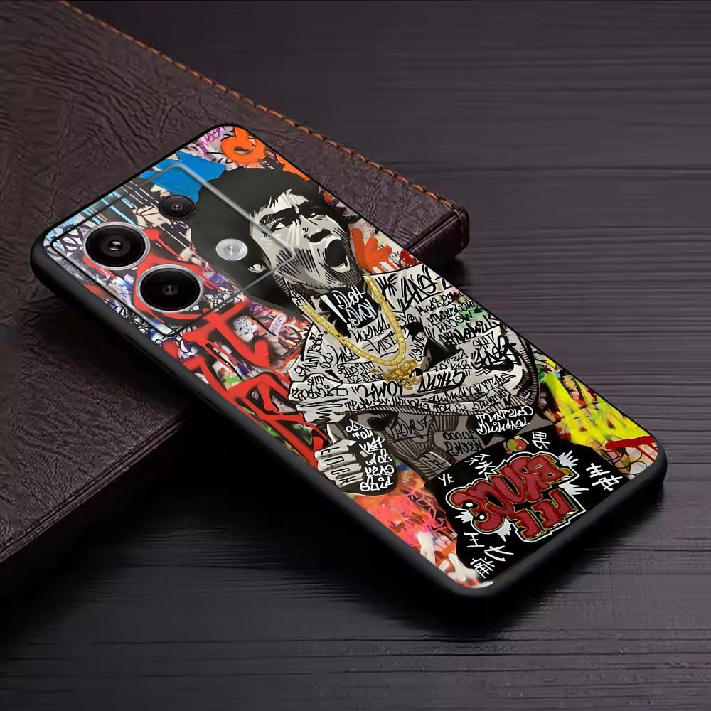 Banksy Graffiti Art  Phone Cas - đánh giá và giá Xiaomi Redmi Note 13