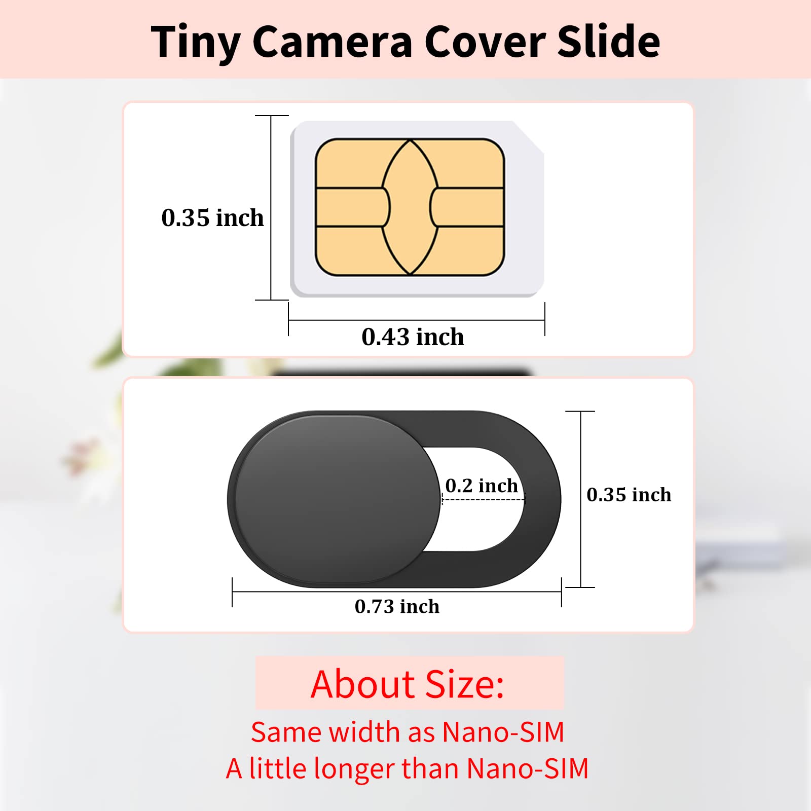 Ultra-Thin Webcam Cover Slide  - đánh giá và giá Tablet Cover Accessories