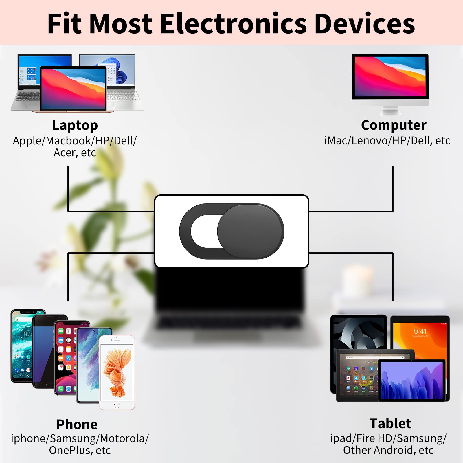 Ultra-Thin Webcam Cover Slide  - đánh giá và giá Tablet Cover Accessories