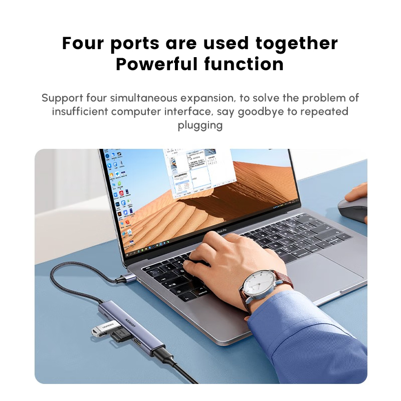 UGREEN USB Hub with 4 USB2.0 P - đánh giá và giá Usb Hub Type C