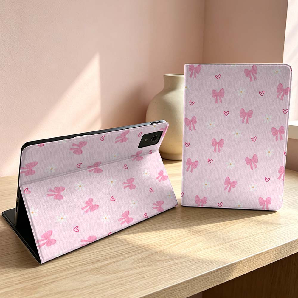 Pink bow pattern For Lenovo Xi - đánh giá và giá Lenovo Tablet P12 Accessories
