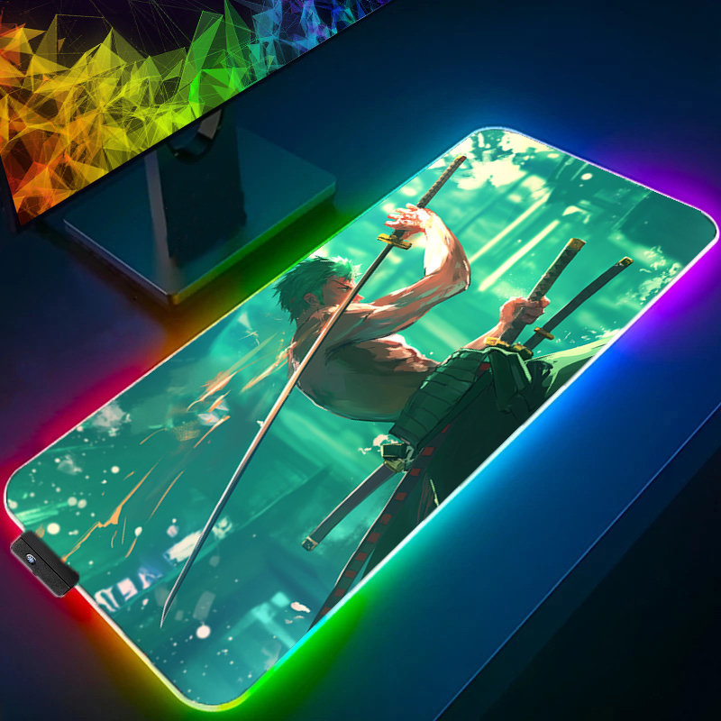 ONE PIECE Zoro Mouse Pad RGB G - đánh giá và giá Tablet Cute Accessories