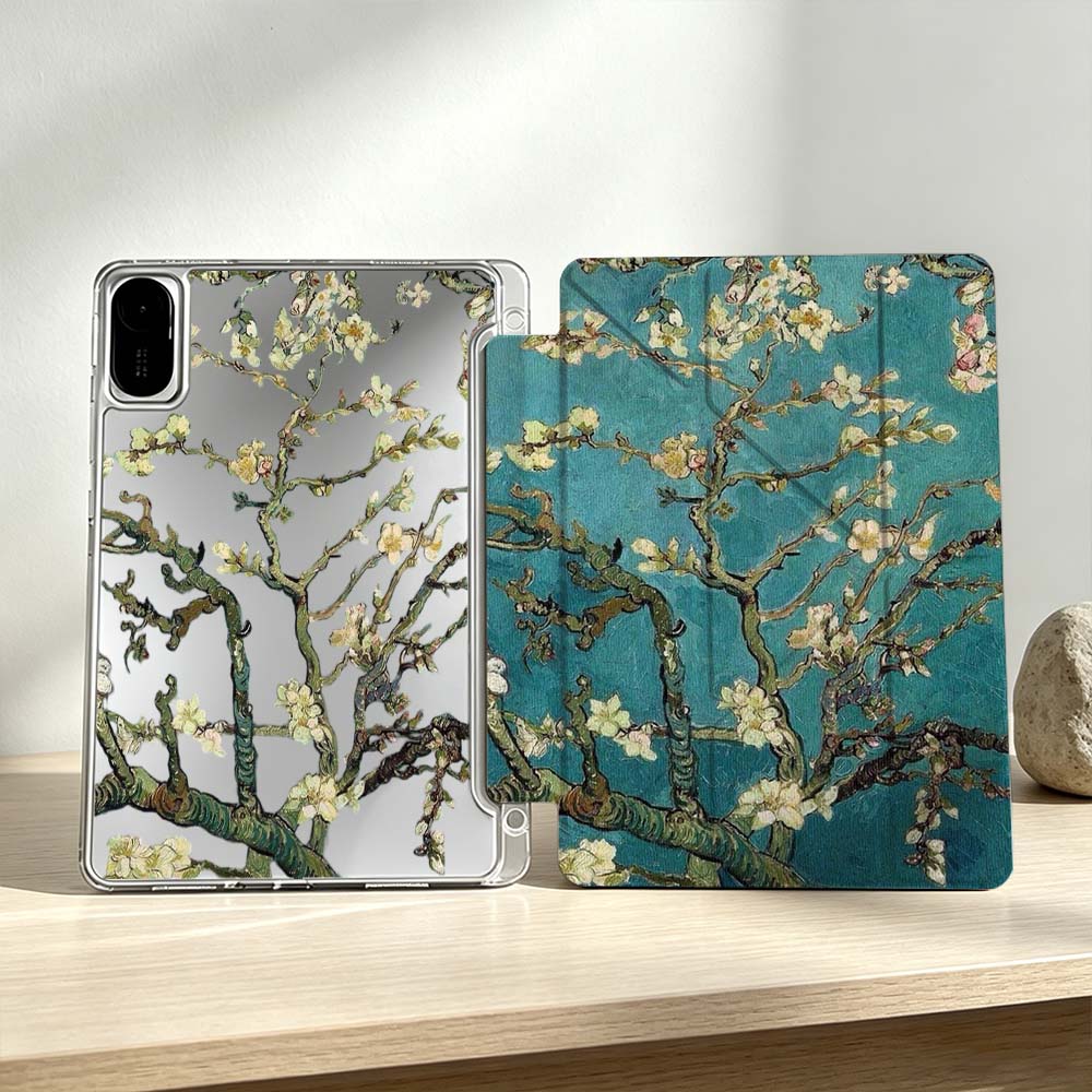 Art Apricot Blossom Pattern Fo - đánh giá và giá Poco Tablet Accessories
