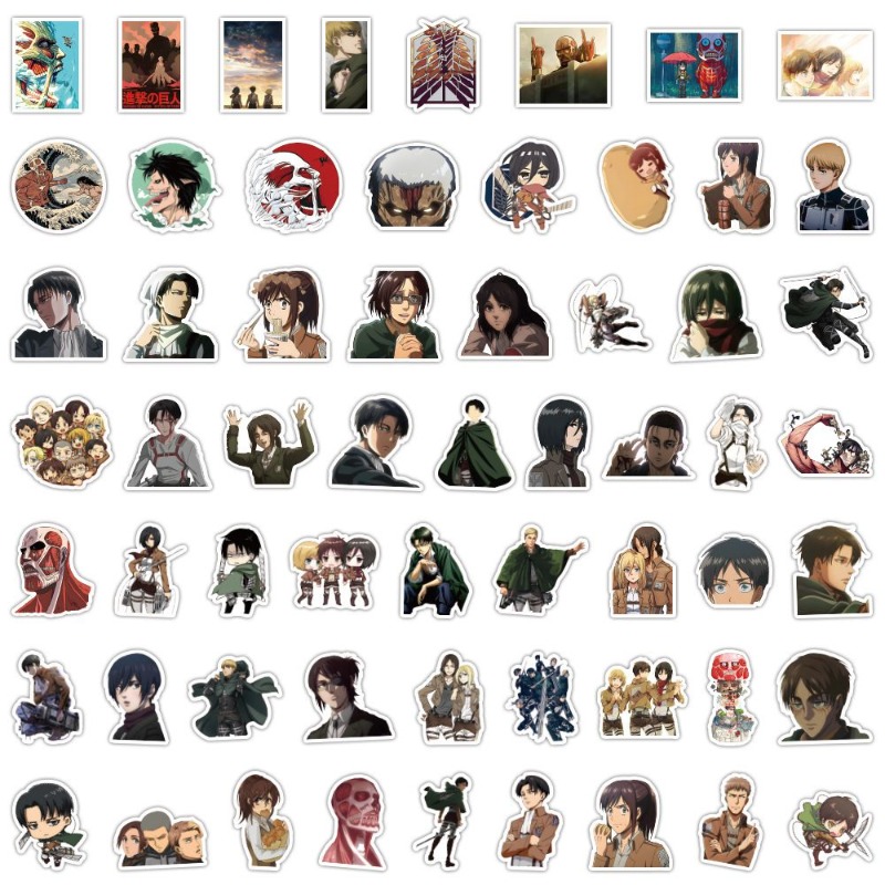 60Pcs Attack on Titan Anime St - đánh giá và giá Tablet Cute Accessories