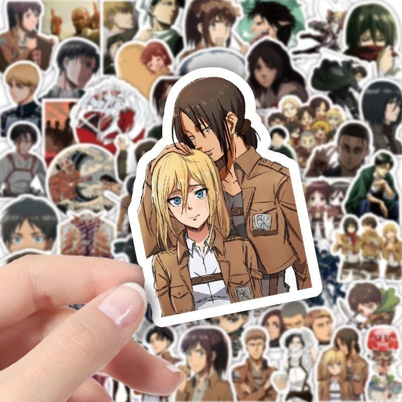60Pcs Attack on Titan Anime St - đánh giá và giá Tablet Cute Accessories