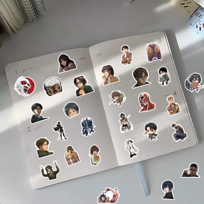 60Pcs Attack on Titan Anime St - đánh giá và giá Tablet Cute Accessories