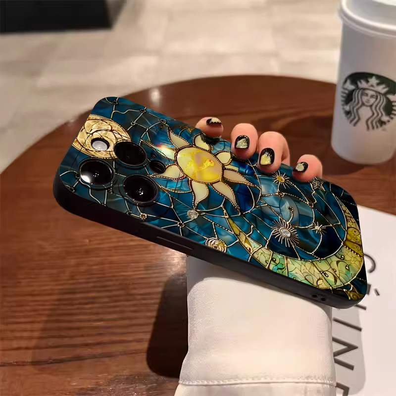 Aesthetic Sun Moon Print Phone - đánh giá và giá Tablet Accessories Aesthetic