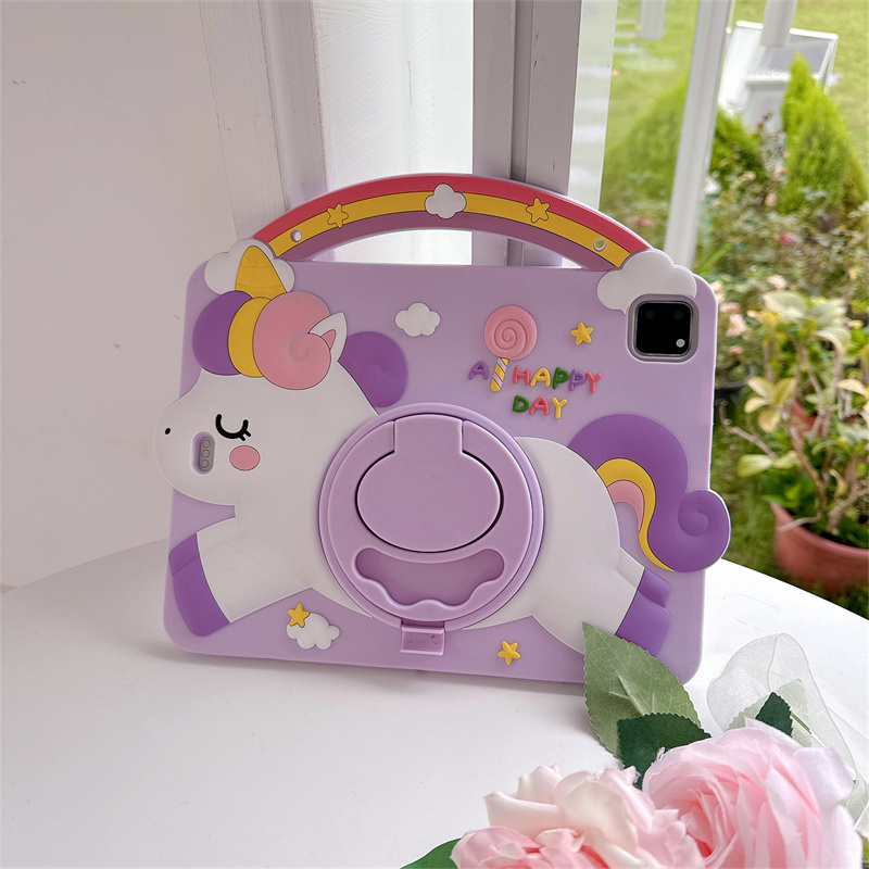 Cartoon Unicorn Kids Stand Tab - đánh giá và giá Tablet A9 Accessories