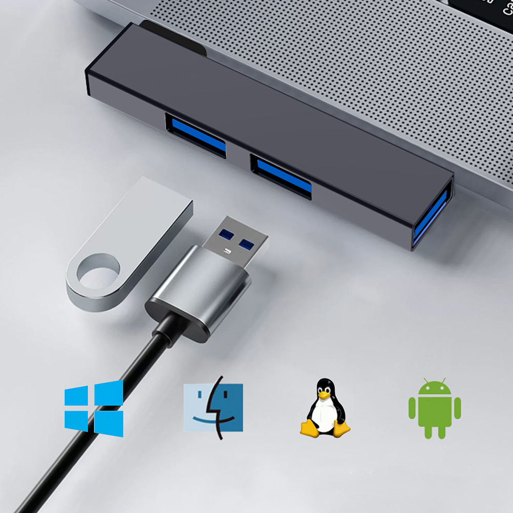 3 in 1 USB Docking Station OTG - đánh giá và giá Usb Hub Type C