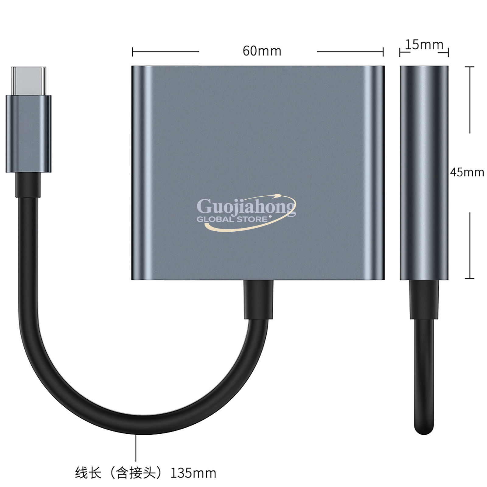 Cross-border usb-c to hd three - đánh giá và giá Usb Hub Type C