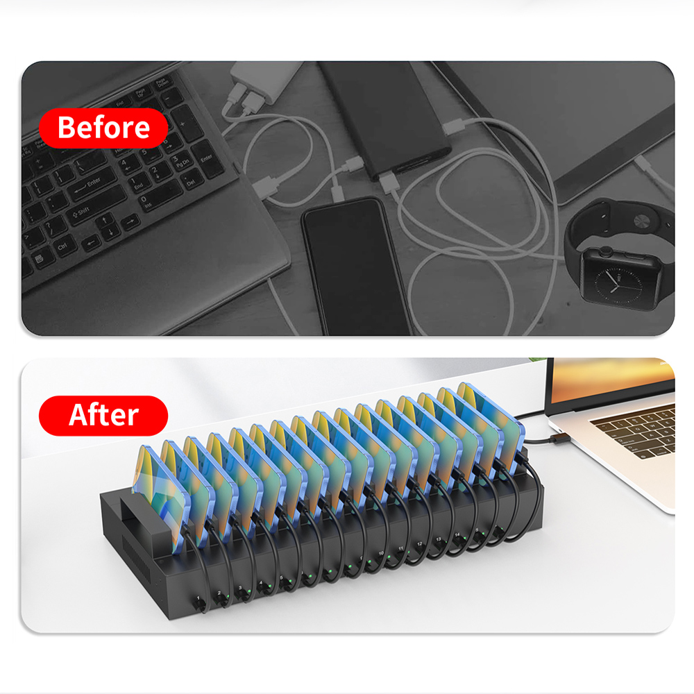 CA16-165C 16 Port Usb Type-c H - đánh giá và giá Usb Hub Type C
